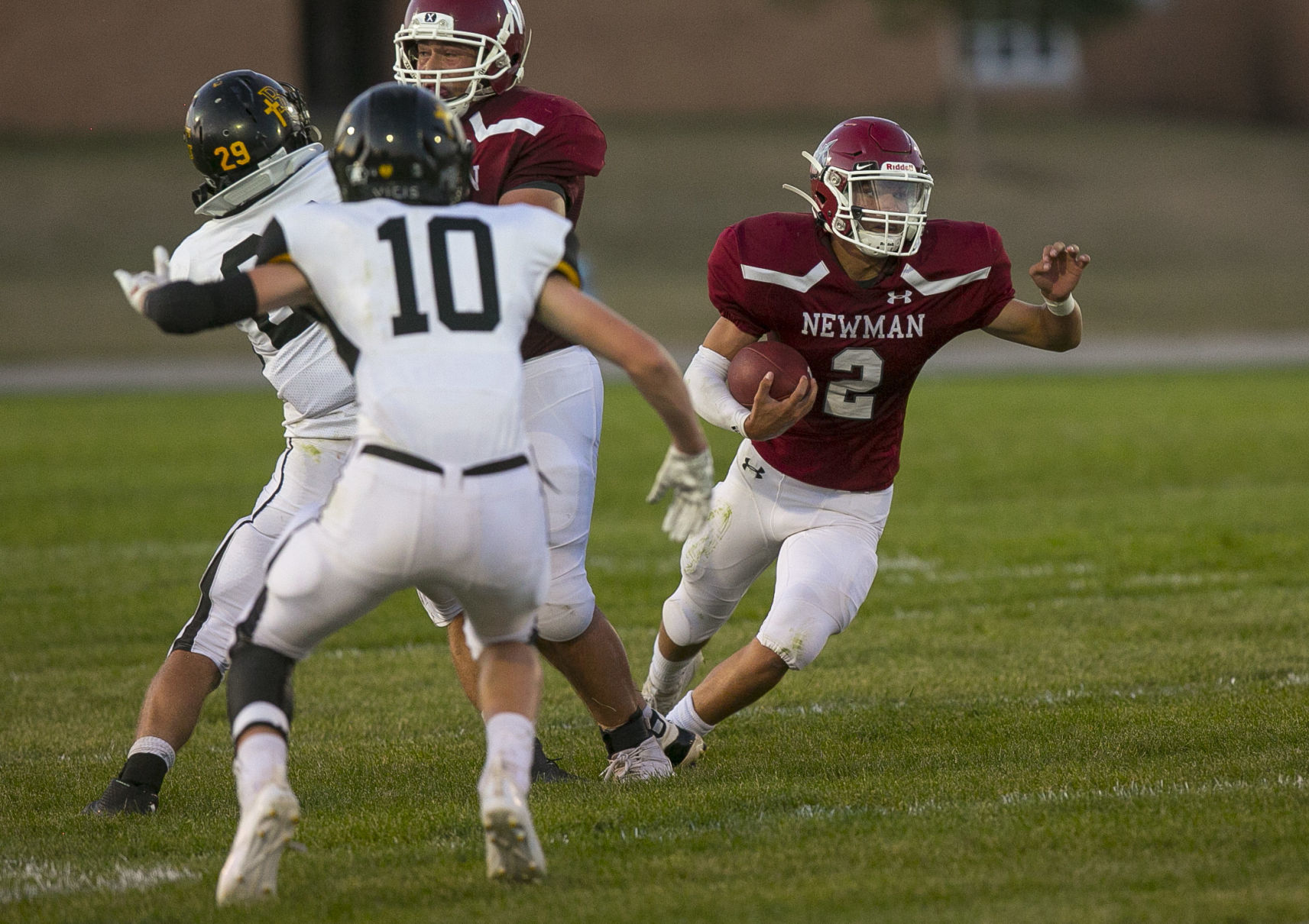 FBall Newman vs. Bishop Garrigan 16